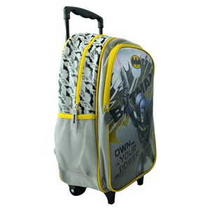 ست 45 در 1 کوله پشتی چرخدار 40 سانتی بتمن Batman مدل Rainbow Max - Backpack - Trolly Bag - Promotion Items 45 in 1 - The Batman _کیف مدرسه